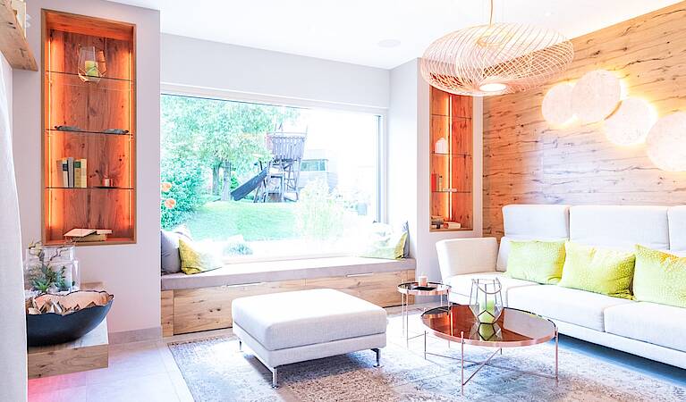 Musterhaus München Ambition 157 W Wohnzimmer